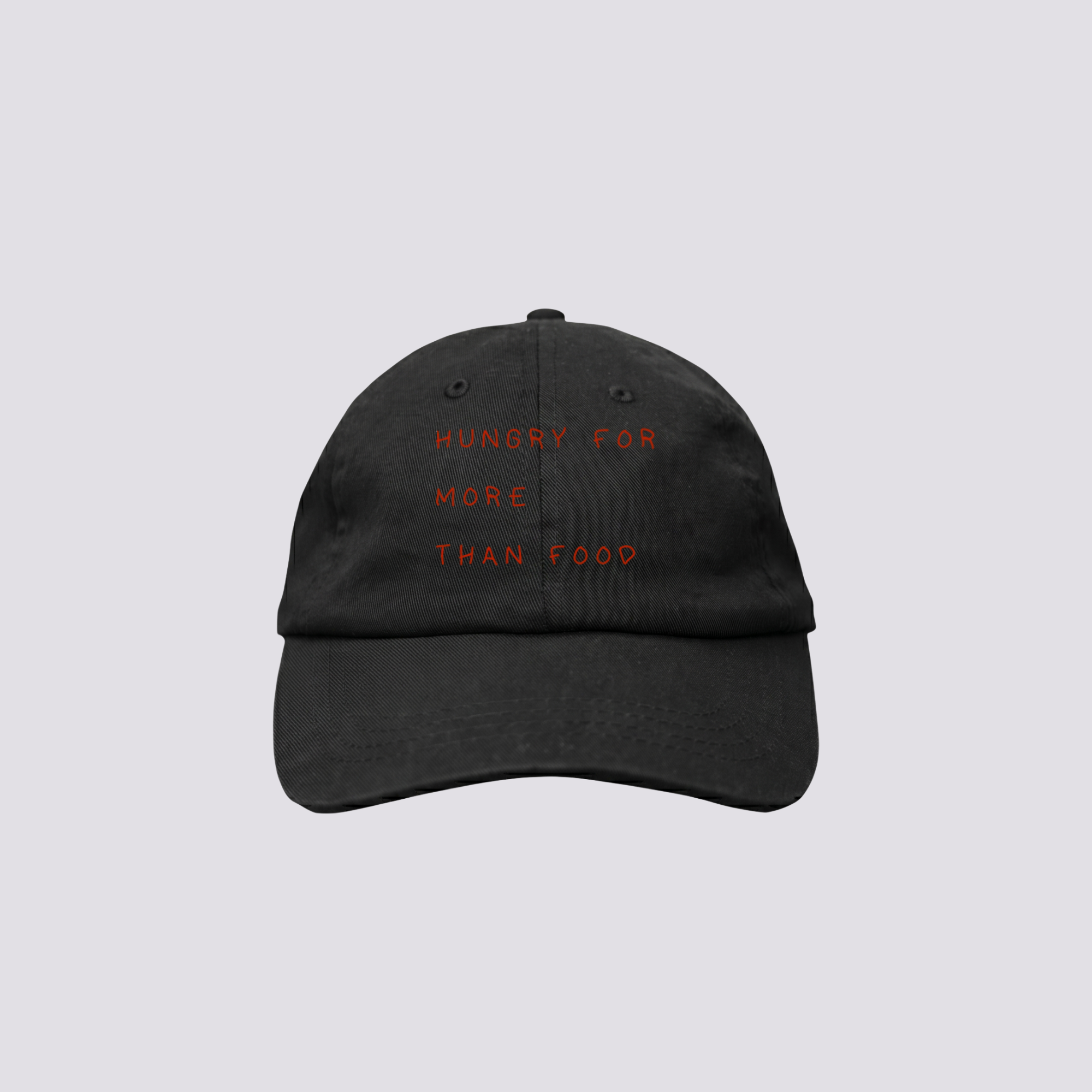 Hungry for more than food (Cap)