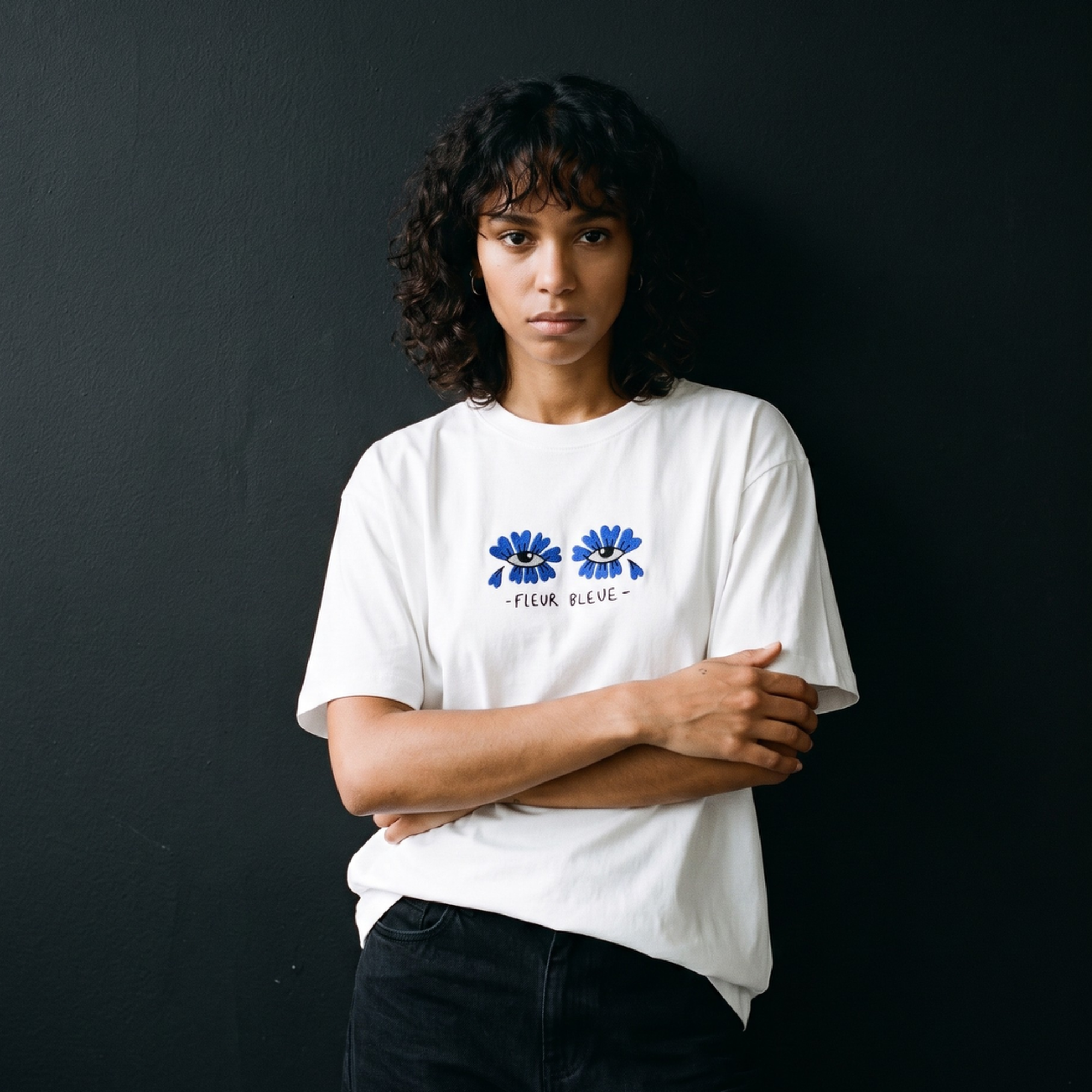 Fleur bleue (T-shirt)