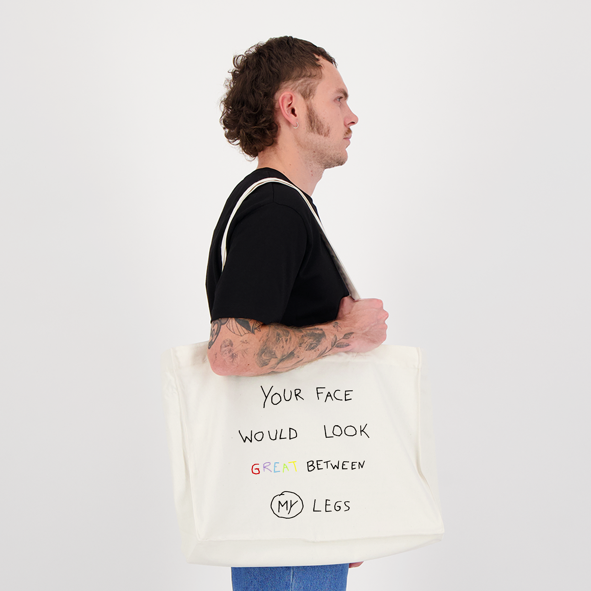 Your Face Would Look Great Between My Legs (Tote bag)